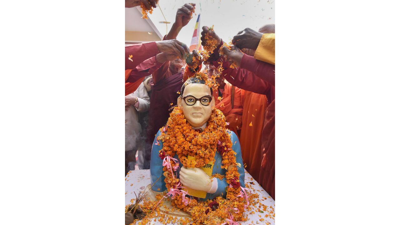 Not many know that Dr. BR Ambedkar quit Hindusim to embrace Buddhism on the eve of Dusshera. Credit: PTI Photo