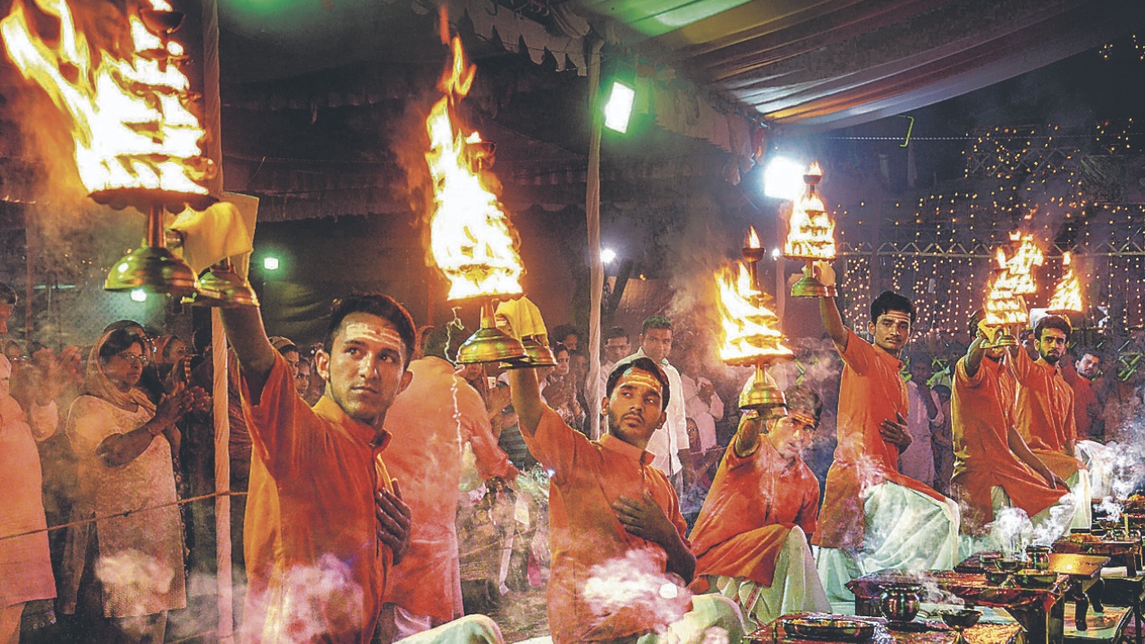 Dusshera marks the end of Navratri festival. Credit: PTI Photo