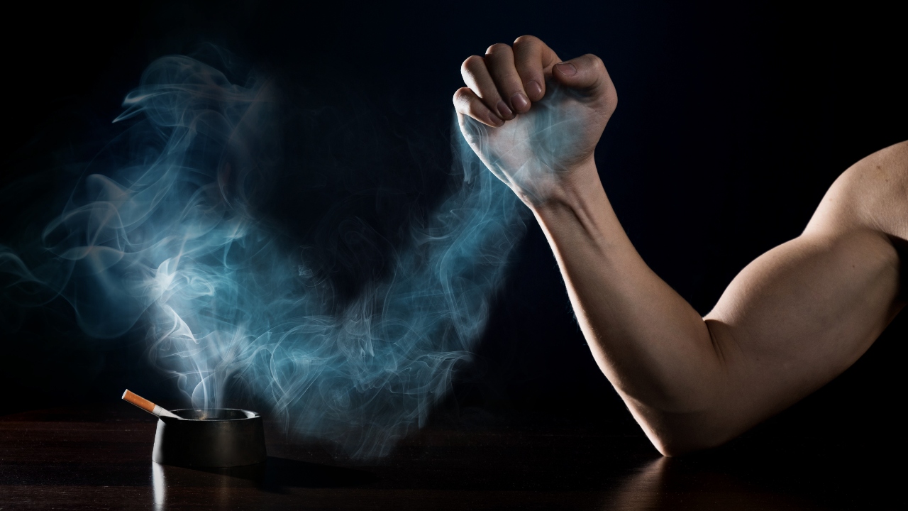 Stop smoking: Smoking increases the risk of cardiovascular disease and people who smoke are twice as likely to have a heart attack compared with those who never smoke. Apart from damaging the lining of arteries, it also reduces the amount of oxygen in blood and raises blood pressure. Credit: Getty Images