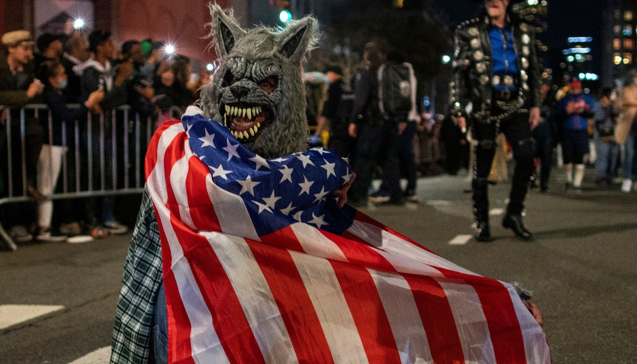 People dress up during the NYC Halloween Parade in New York City. Credit: Reuters Photo