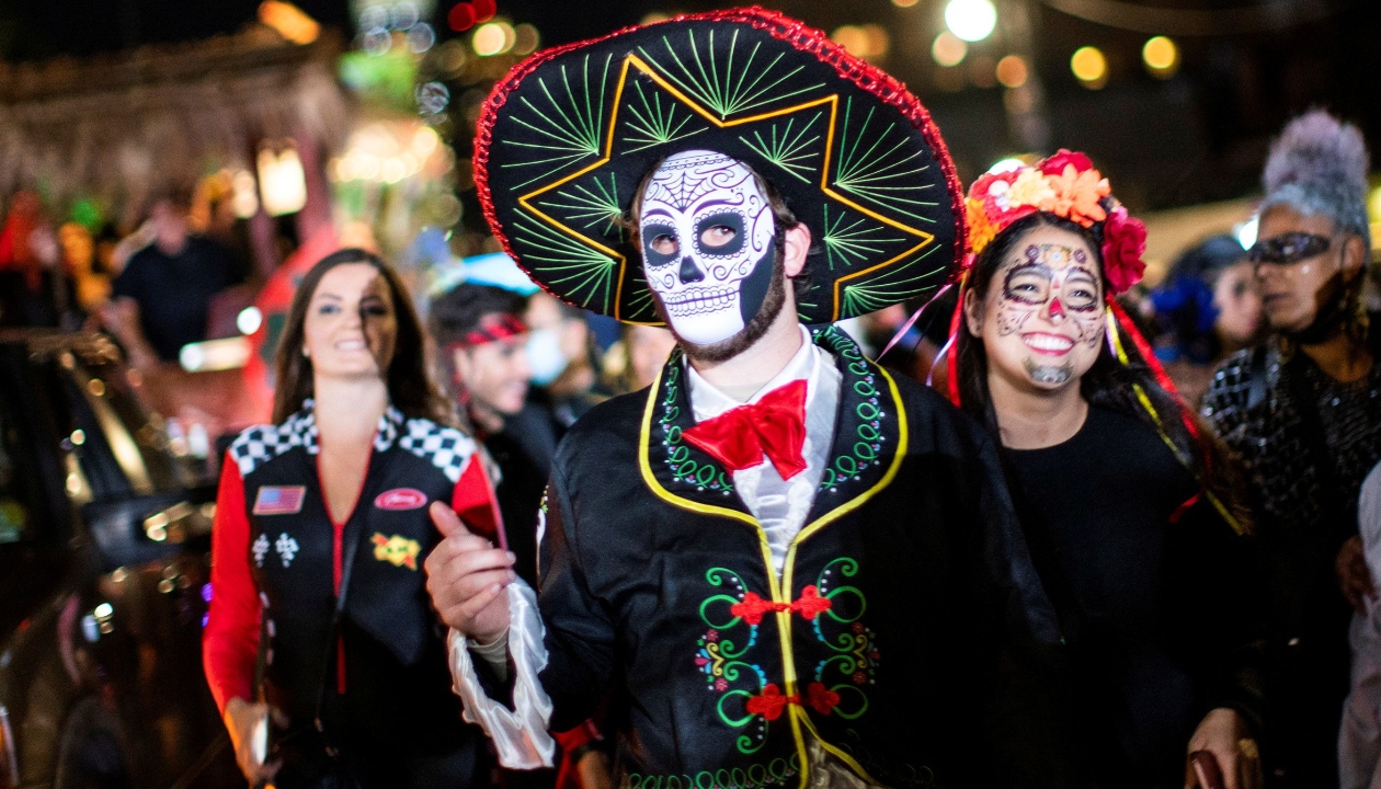 Revellers take part during the NYC Halloween Parade in New York. Credit: Reuters Photo