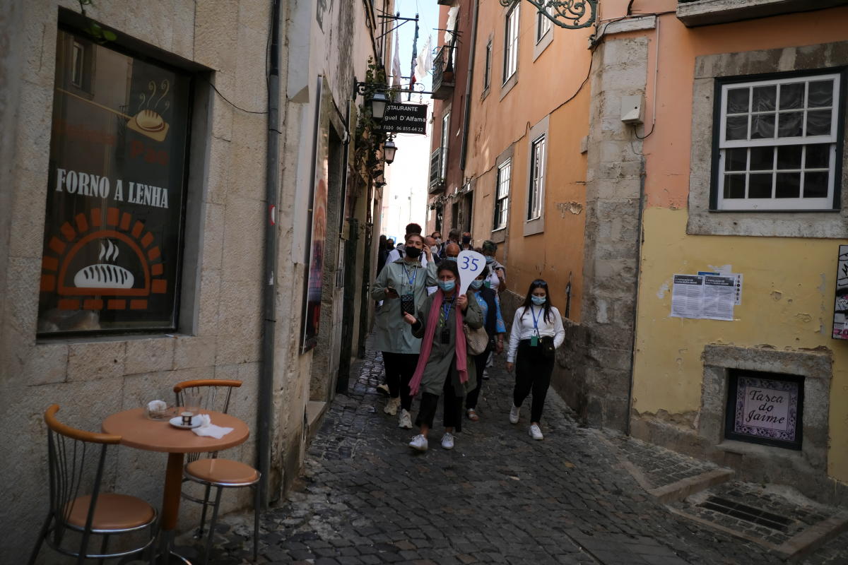 The Portuguese capital Lisbon ranks sixth with seven vegan restaurants per 100,000 inhabitants. Credit: Reuters Photo