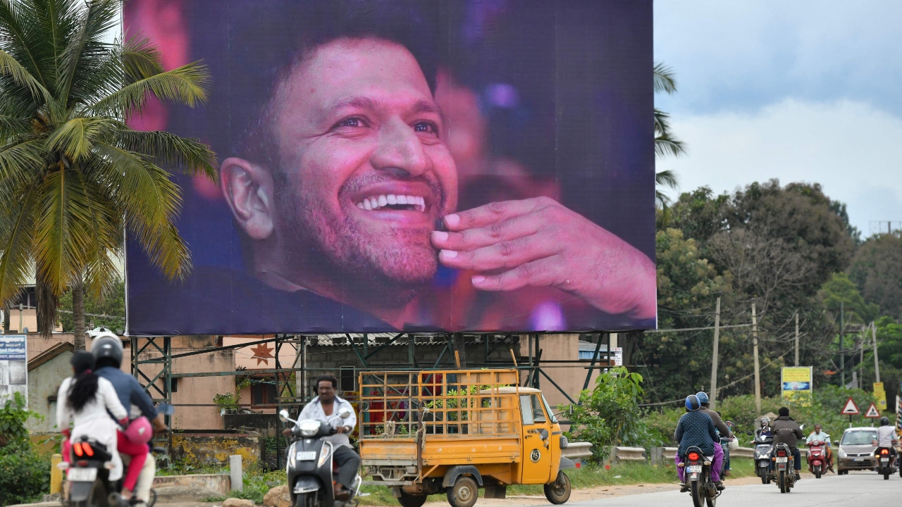 Puneeth Rajkumar - 1.7m.  Credit: AFP Photo