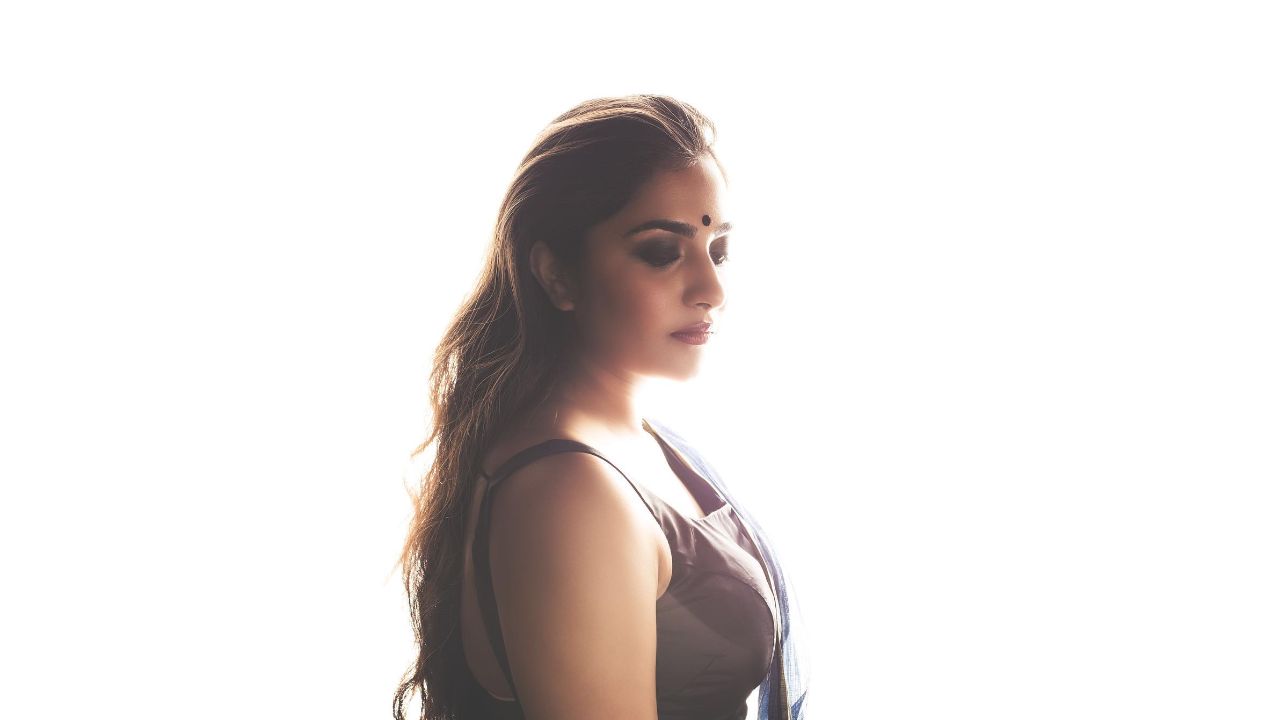 Actress Rukmini shared this mesmerizing picture with fans on social media. Credit: Instagram/rukmini_vasanth