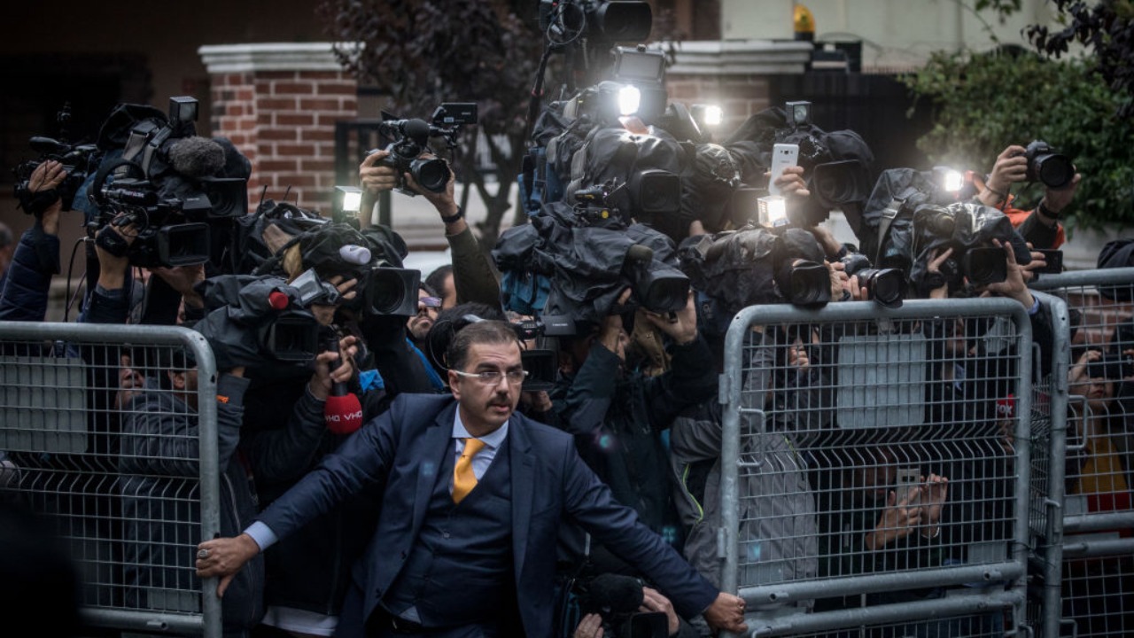 Turkey came second with 37 journalists imprisoned there. Dozens of journalists that are not currently in jail in Turkey are still facing trial or appeal and could yet be sentenced while others who have been sentenced in absentia could face lengthy stints behind bars. Credit: Getty Images.