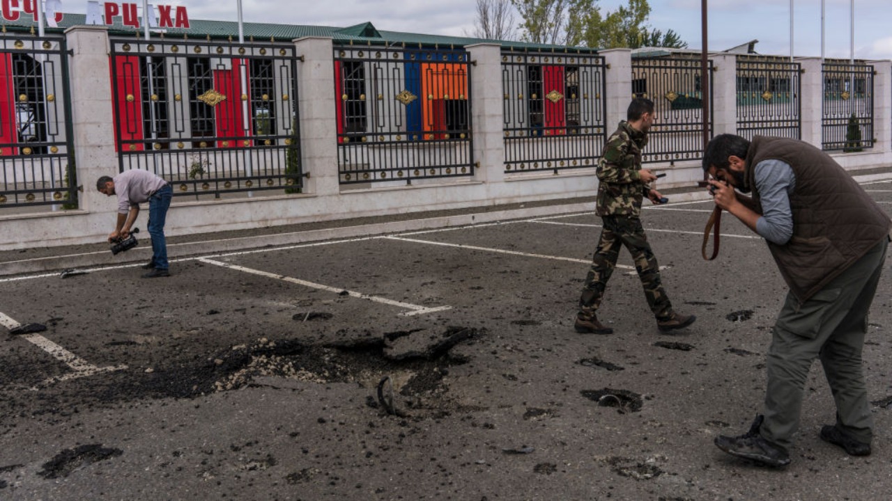 Russia has the least number of imprisoned journalists in the list with 8 jailed journalists. Credit: Getty Images