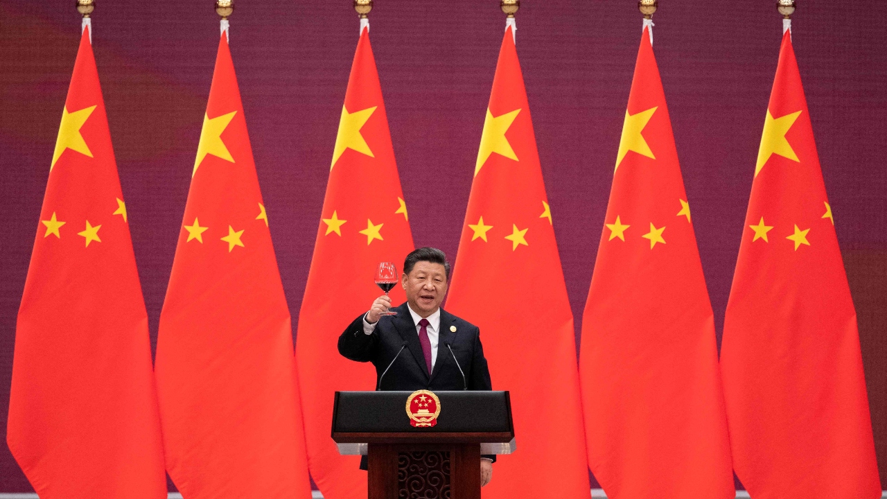 China's comprehensive power has fallen for the first time, securing the second spot on the list. Credit: AFP Photo