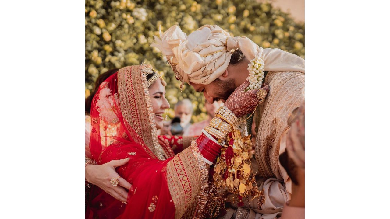Vicky and Katrina got married in an intimate ceremony with only very close friends and family members in attendance. Credit: Instagram/katrinakaif