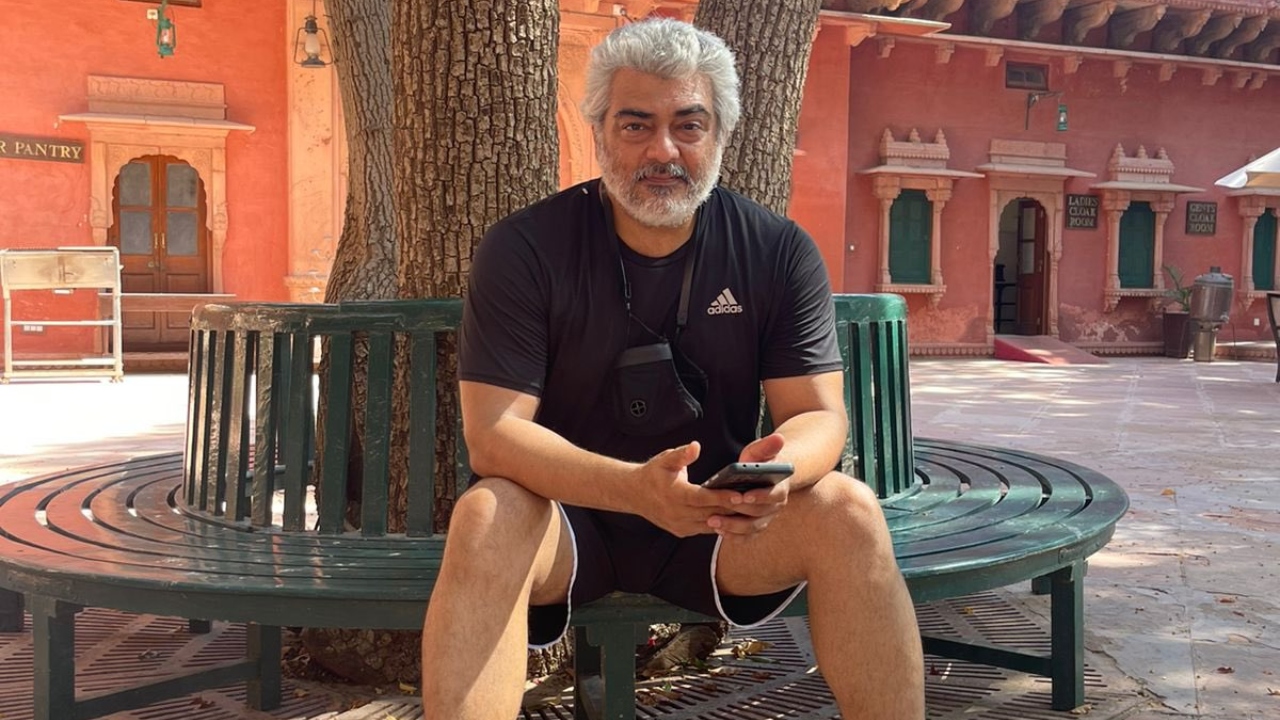 'Valimai' star Ajith Kumar rounds off the top 10 most tweeted-about South Indian actor for the year 2021. Credit: Twitter/@BoneyKapoor