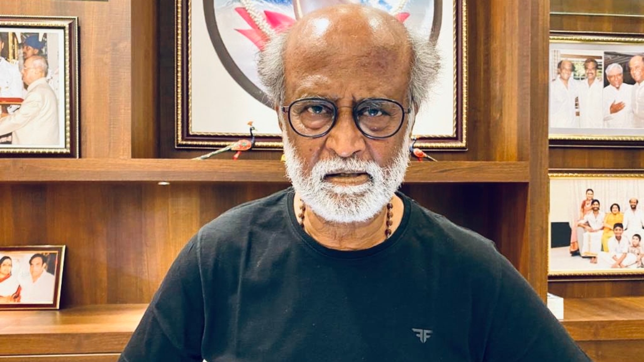Seventh on the list was superstar Rajinikanth. Credit: Twitter/@rajinikanth