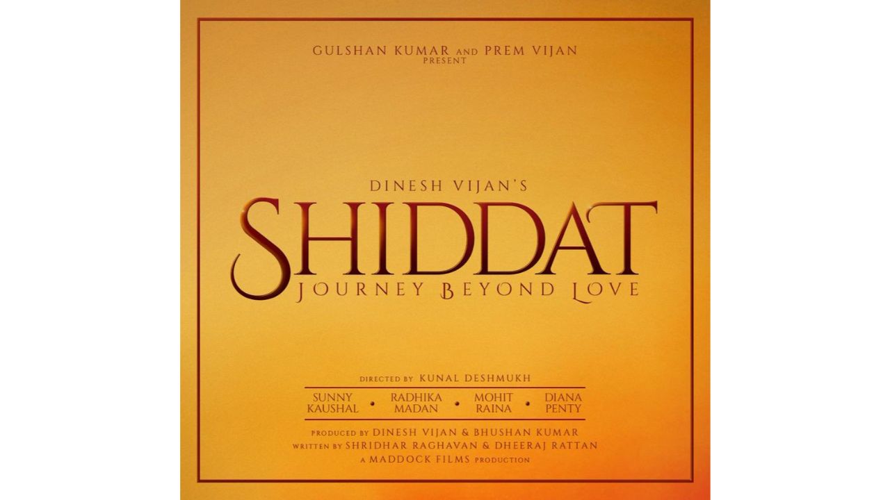 The eighth spot went to Sunny Kaushal and Radhika Madan starrer “Shiddat”. Credit: Special Arrangement