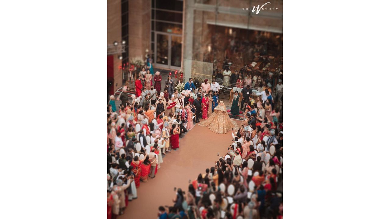 The gala wedding was attended by the couple's family and friends from the showbiz. Credit: Instagram/lokhandeankita