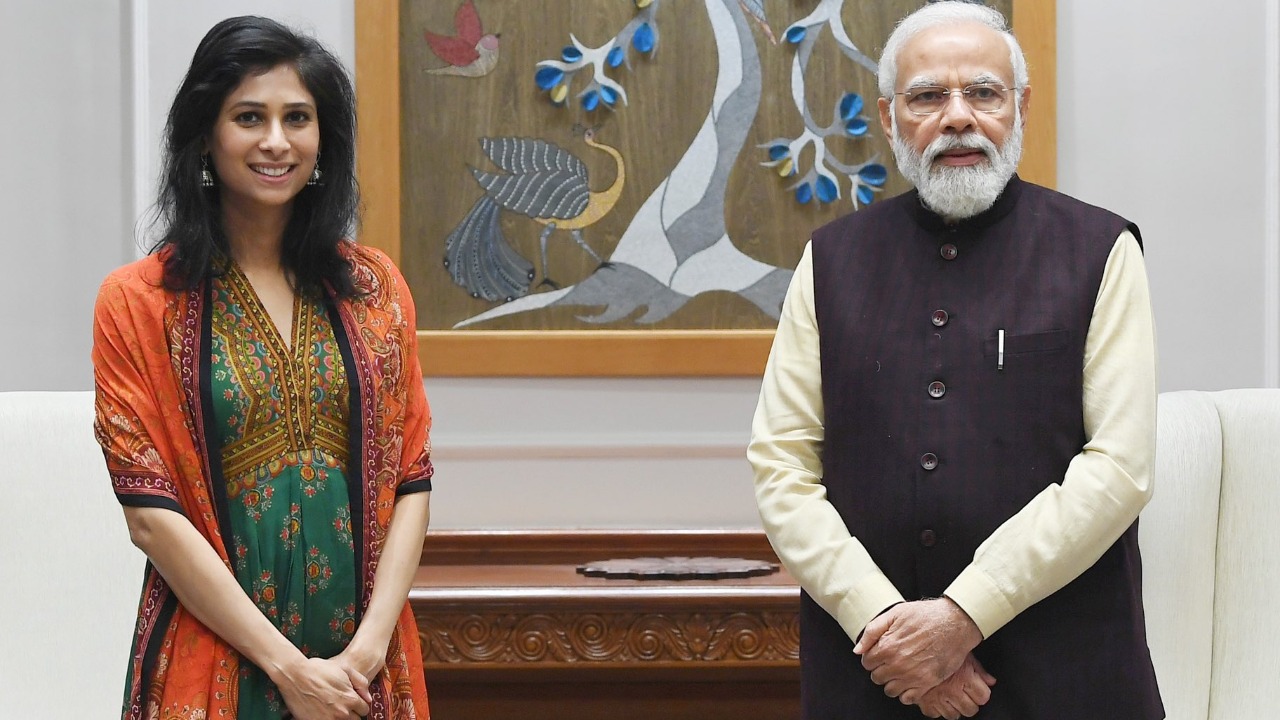 The International Monetary Fund (IMF) in December announced that Gita Gopinath, currently chief economist of the IMF, is set to succeed Geoffrey Okamoto as the institution's First Deputy Managing Director (FDMD) early next year. Gopinath, who was scheduled to return to her academic position at Harvard University in January 2022, has served as the IMF's chief economist for three years. The Indian-American recently called on Prime Minister Narendra Modi. Credit: PTI File Photo