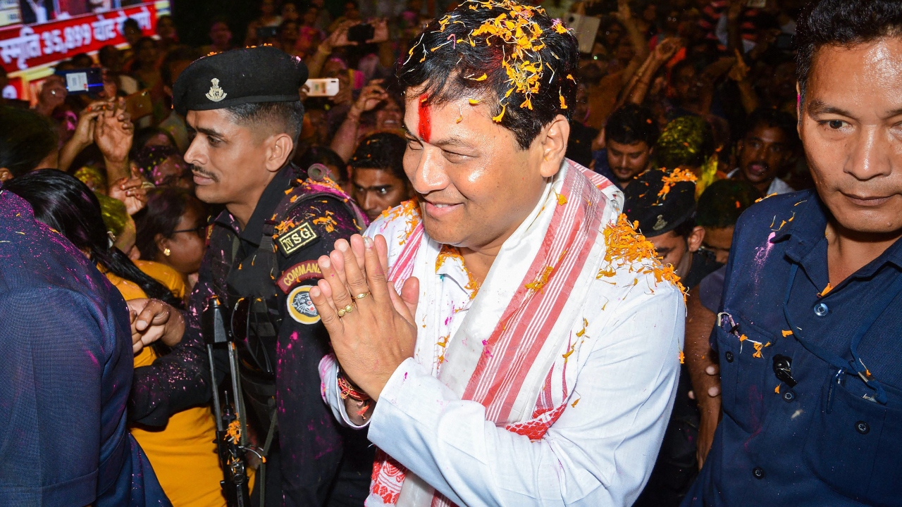 Sarbananda Sonowal: Sarbananda, who was appointed as Assam's first chief minister (2016-2021) from the Bharatiya Janata Party, holds a law degree from Dibrugarh University. Credit: PTI Photo