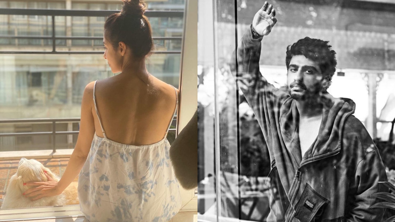 Arjun and Malaika spent the first coronavirus lockdown in March 2020 at the latter’s residence. Credit: Instagram/malaikaaroraofficial & Instagram/arjunkapoor
