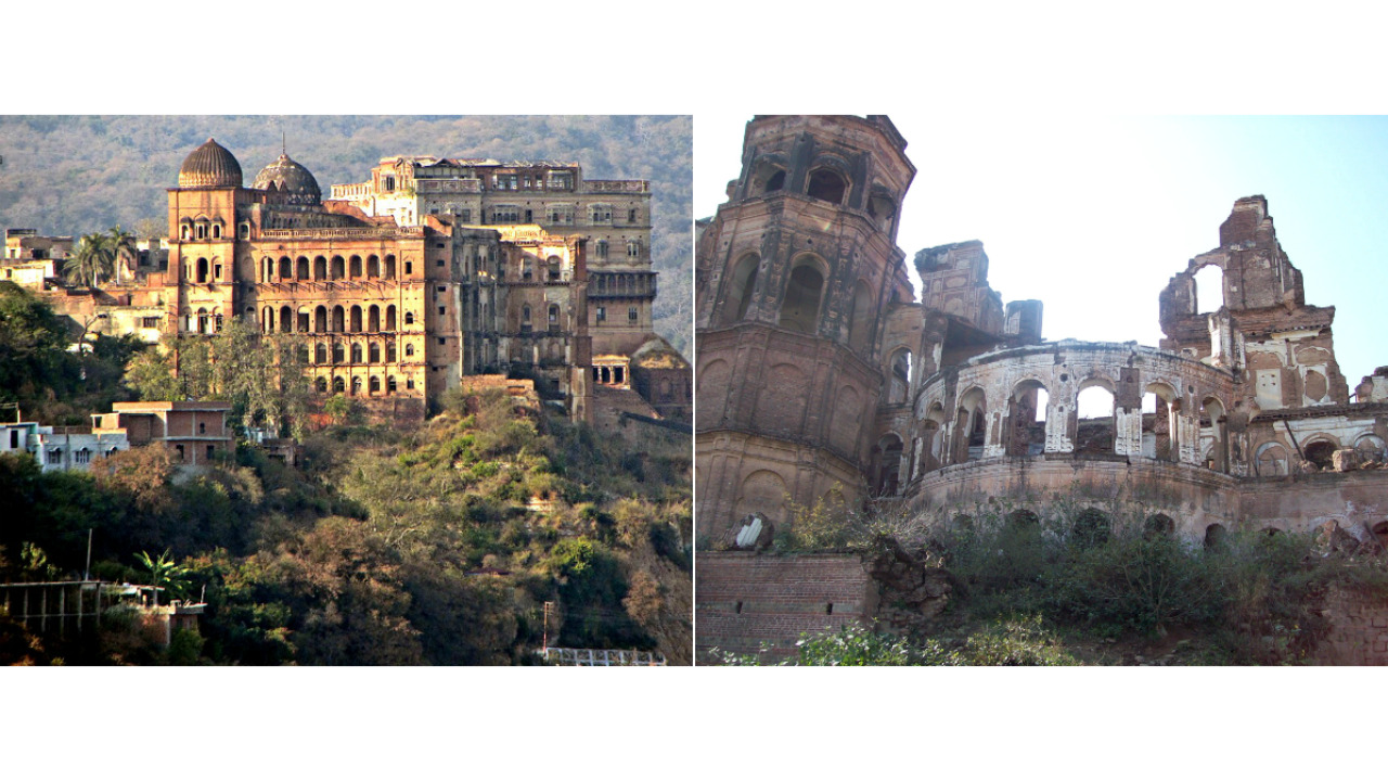 9. Mubarak Mandi in Jammu | The palace endured damage post the 1783-1808 CE war won by Raja Ranjit Singh, and later the first Anglo-Sikh war in 1845-46, which ended in the formation of the Treaty of Amritsar. After Maharaja Hari Singh moved out, it became the Royal Court and Secretariat of the Jammu kings until it was taken over by the state government post Independence. Credit: Wikimedia Commons