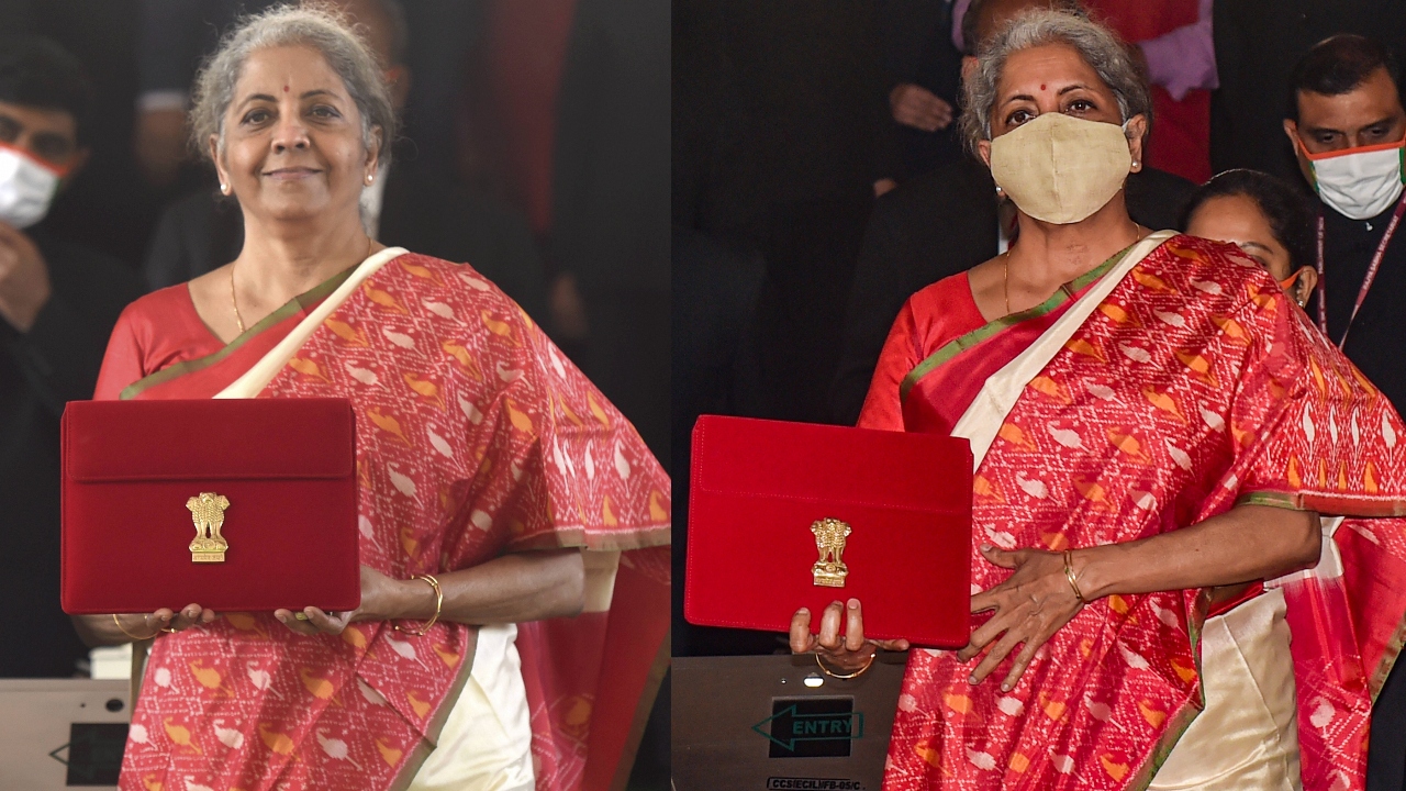 Adapting to the changing times, Nirmala Sitharaman presented a complete paperless Budget in in 2021. Nirmala Sitharaman was seen carrying a 'Made in India' iPad replacing the ‘Bahi Khata.’ Credit: PTI Photo
