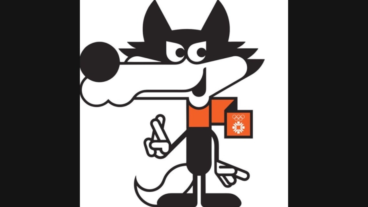 Sarajevo 1984: The 1984 Winter Games mascot came in the guise of a wolf, an animal typically found in the forests of the Dinaric Alps region. Credit: Olympics.com