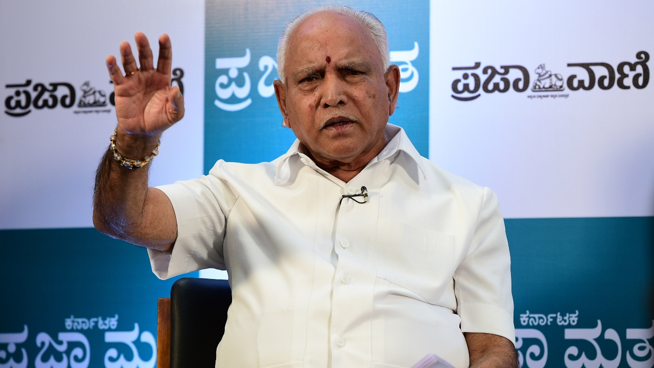 In 2018, the tallest Lingayat leader BS Yeddyurappa’s tenure as Karnataka CM lasted for just three days as BJP failed to get show the majority ahead of the floor test in the state assembly. Earlier, BSY served as the CM of Karnataka for eight days in 2007. Credit: Krishnakumar PS/DH Photo