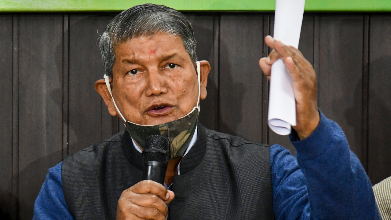 Indian National Congress leader Harish Rawat’s second term as Uttarakhand chief minister barely lasted for 24 hours. Credit: PTI Photo