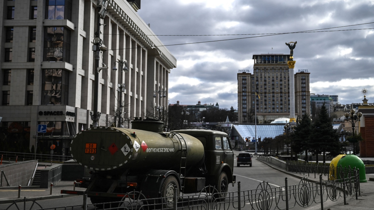 On day four of the invasion, Ukrainian forces said they had defeated a Russian incursion into Ukraine's second city Kharkiv, 500 kilometres (310 miles) east of Kyiv. Credit: AFP Photo