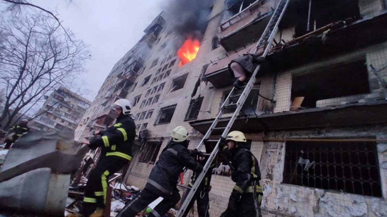 Regional Governor Maksym Kozytskyy said Russian planes fired around 30 rockets at the facility, though some were intercepted before they hit. Credit: Reuters Photo