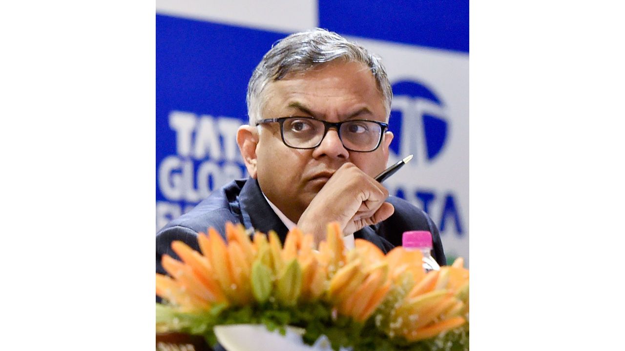 In his 35 years of service with Tata, Chandra had held several positions and played a key role in taking the company to newer heights. Credit: PTI Photo