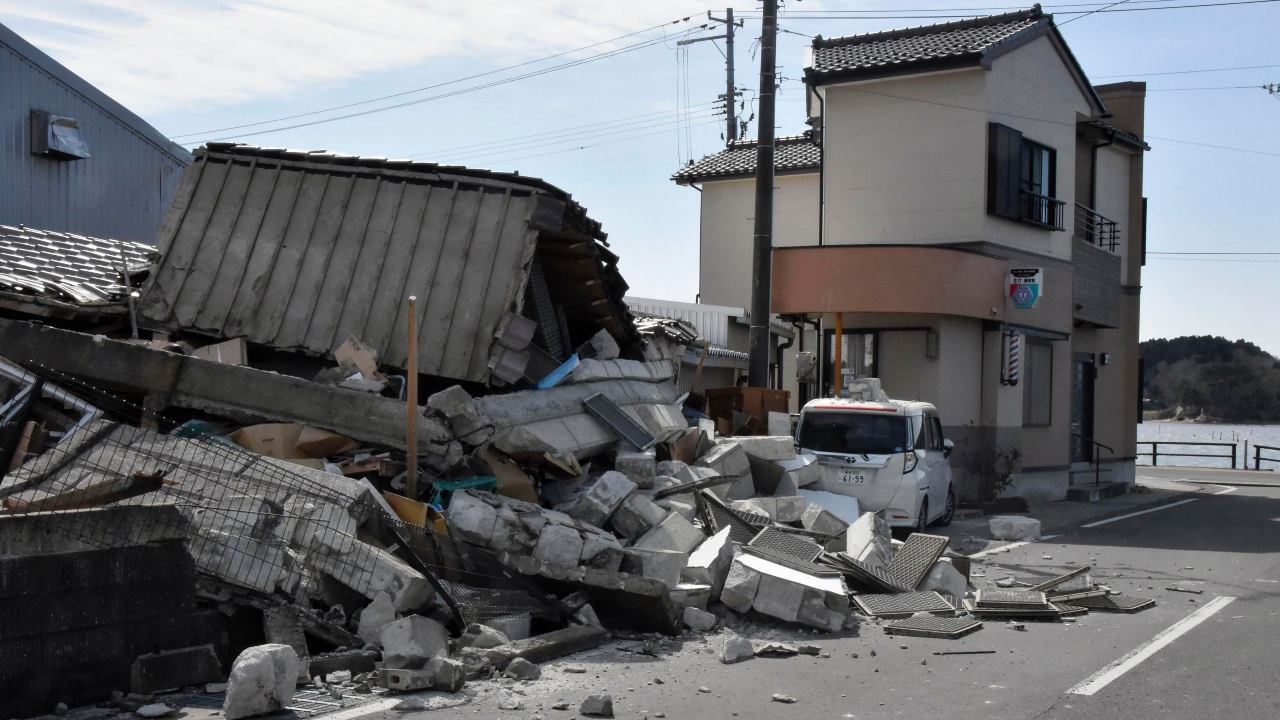 The quake shook large parts of eastern Japan, including Tokyo, where buildings swayed violently. Credit: AP Photo