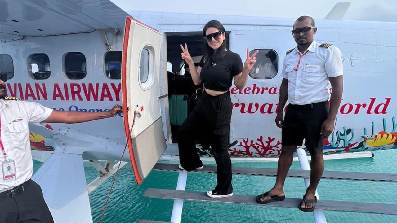 Sunny Leone posted this photo and captioned it,