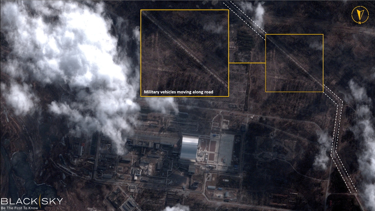 The Russian troops that had been in control of the Chernobyl nuclear power plant since February 24 left the facility on March 31. Credit: Reuters Photo