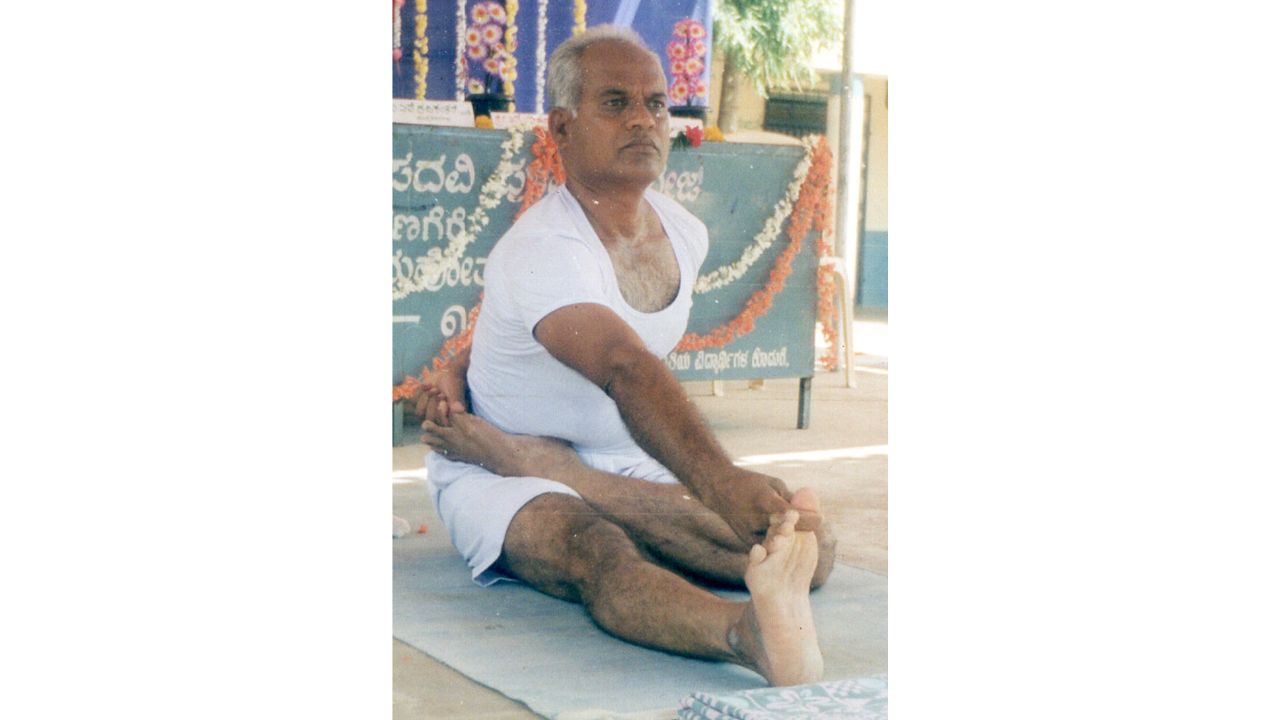 This pose stretches and strengthens the chest, torso, and legs to promote increased stamina. Credit: DH Photo