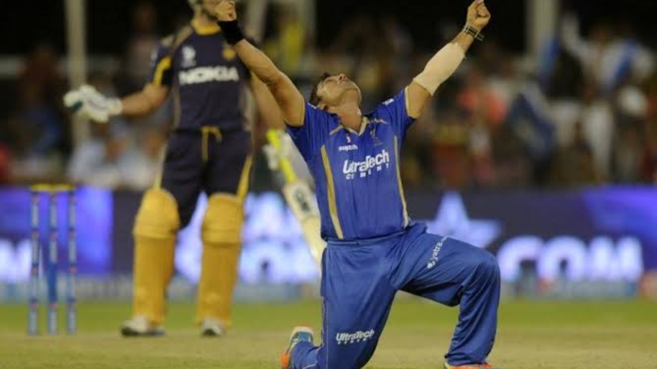 Pravin Tambe, one of the oldest players to play in IPL, picked up a hat-trick in the IPL season 7. Credit: RR