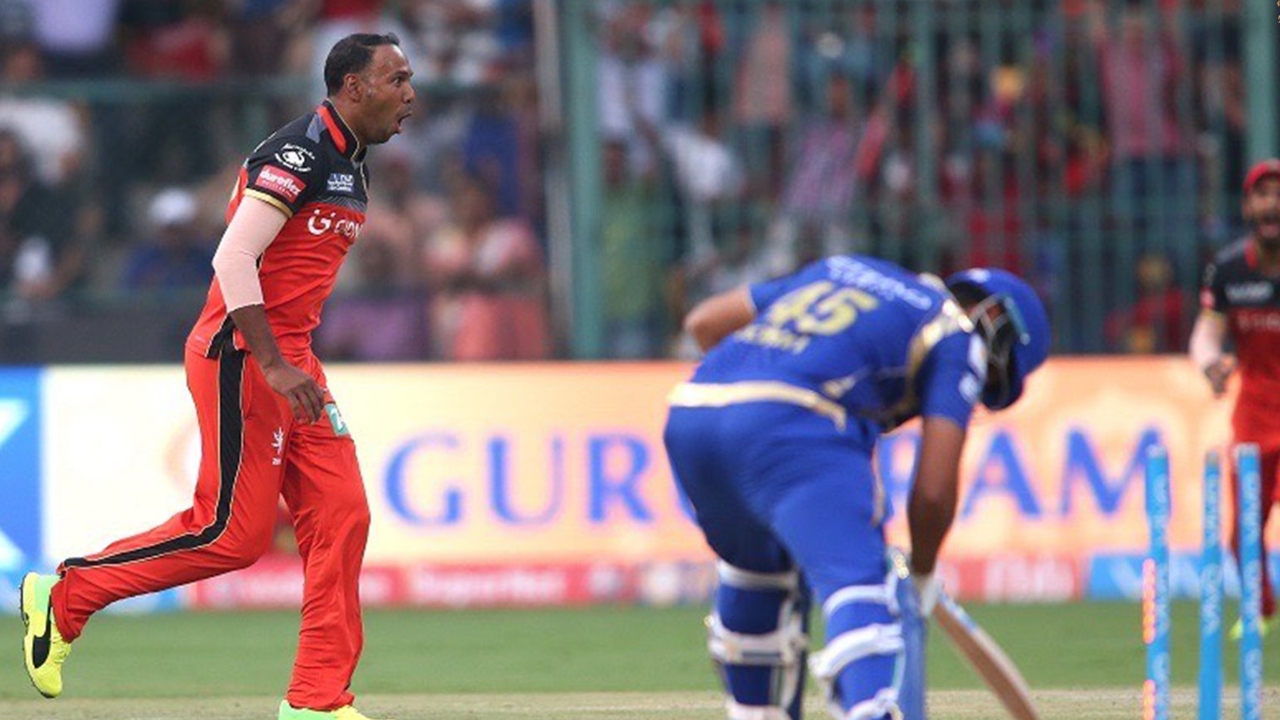 In 2017, Samuel Badree etched his name in history, becoming only the second RCB bowler to take a hattrick. Credit: RCB