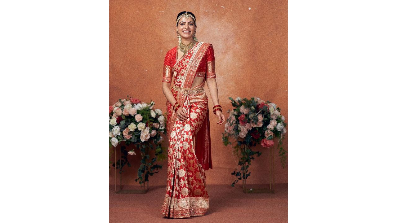 Before entering showbiz, Samantha Ruth Prabhu worked as a ‘welcome girl’ - someone who gets dressed in a traditional dress to welcome and serve guests at parties and events. Credit: Instagram/samantharuthprabhuoffl
