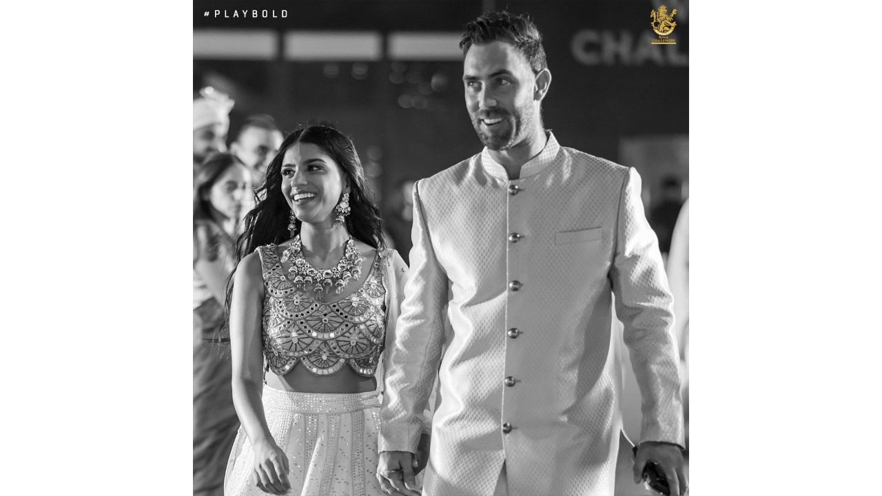 Glen married Vini after dating her almost five years. Vini is an Indian-origin pharmacist based in Melbourne. Credit: RCB