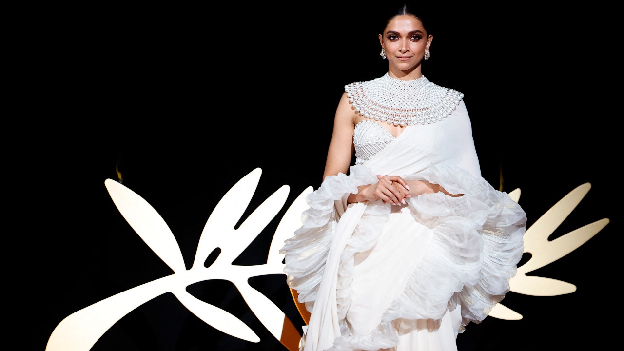 Deepika at the mega event. Credit: Reuters Photo