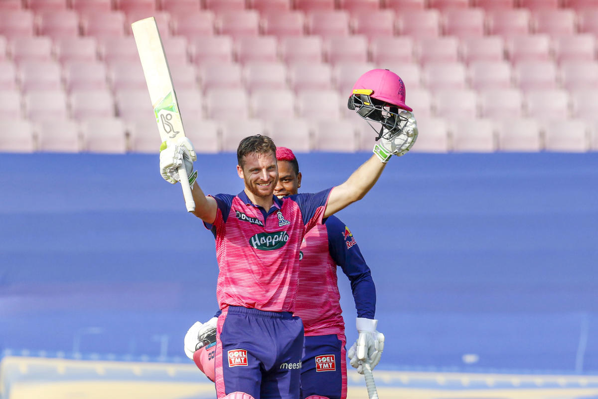 Rank 1 | Jos Buttler (RR) | Matches: 17 | Runs: 863 | Highest: 116 | Average: 57.53 | Strike Rate: 149.05