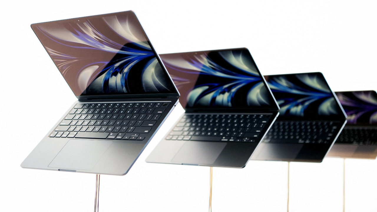 The MacBook Air features Apple’s newest processor, the M2, which the company said offered increased performance even as it required less battery power. Credit: AFP Photo
