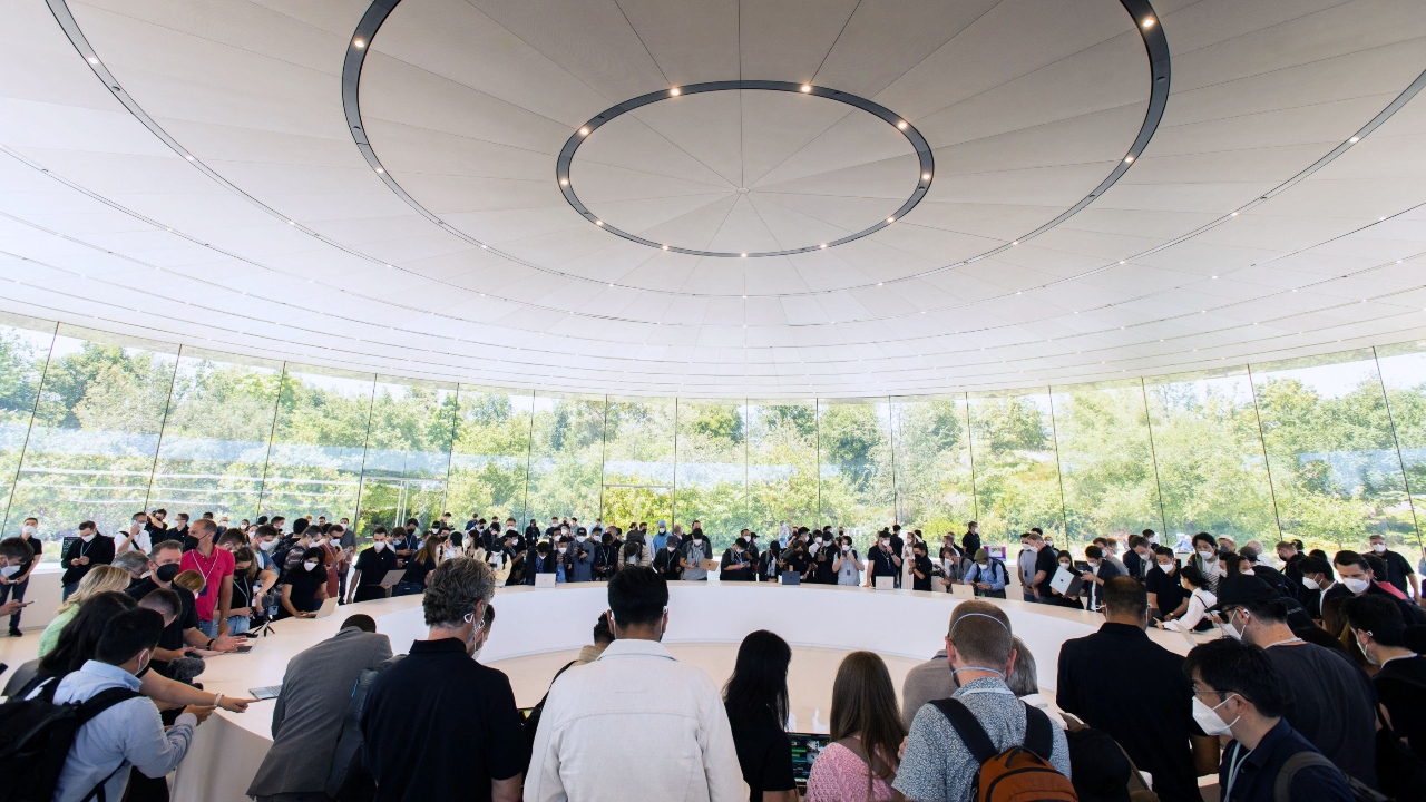 More than two years into the coronavirus pandemic, Apple made a big push to return to normalcy by inviting hundreds of software developers and journalists to its campus for an unveiling of a range of new software features that expand the iPhone’s utility. Credit: AFP Photo