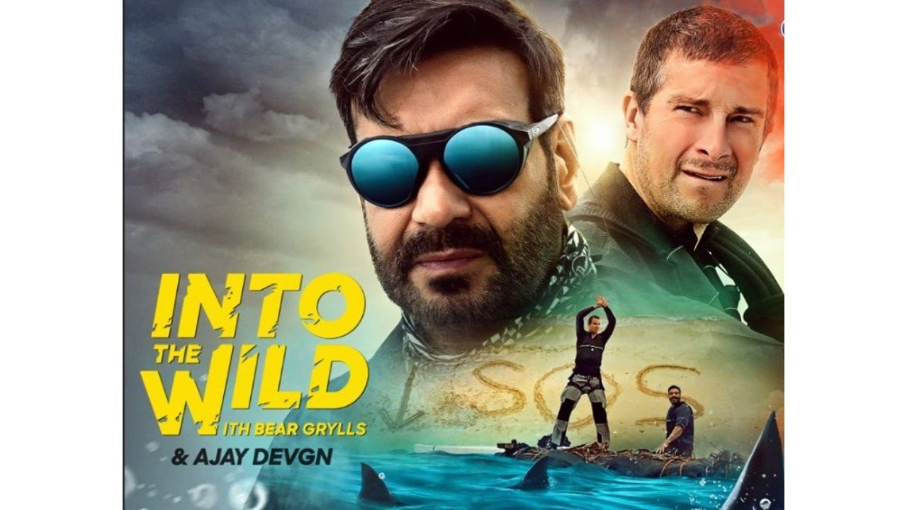Bollywood actor Ajay Devgn filmed the episode of the adventure show 'Into The Wild With Bear Grylls' in the Maldives. Credit: Instagram/beargrylls