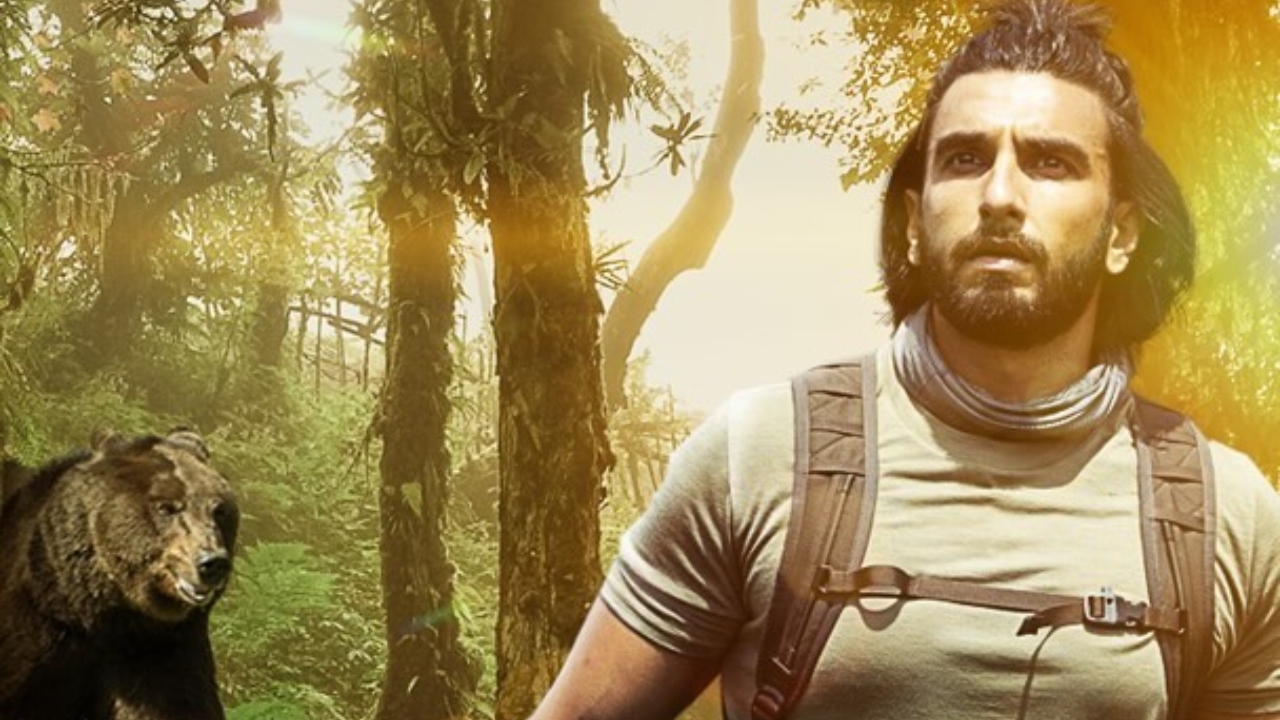 Bollywood livewire Ranveer Singh is the latest celebrity to appear on an episode of 'Into The Wild With Bear Grylls'. The episode will stream on Netflix. Ranveer shared the first look of the upcoming episode on his Instagram page. Credit: Instagram/beargrylls