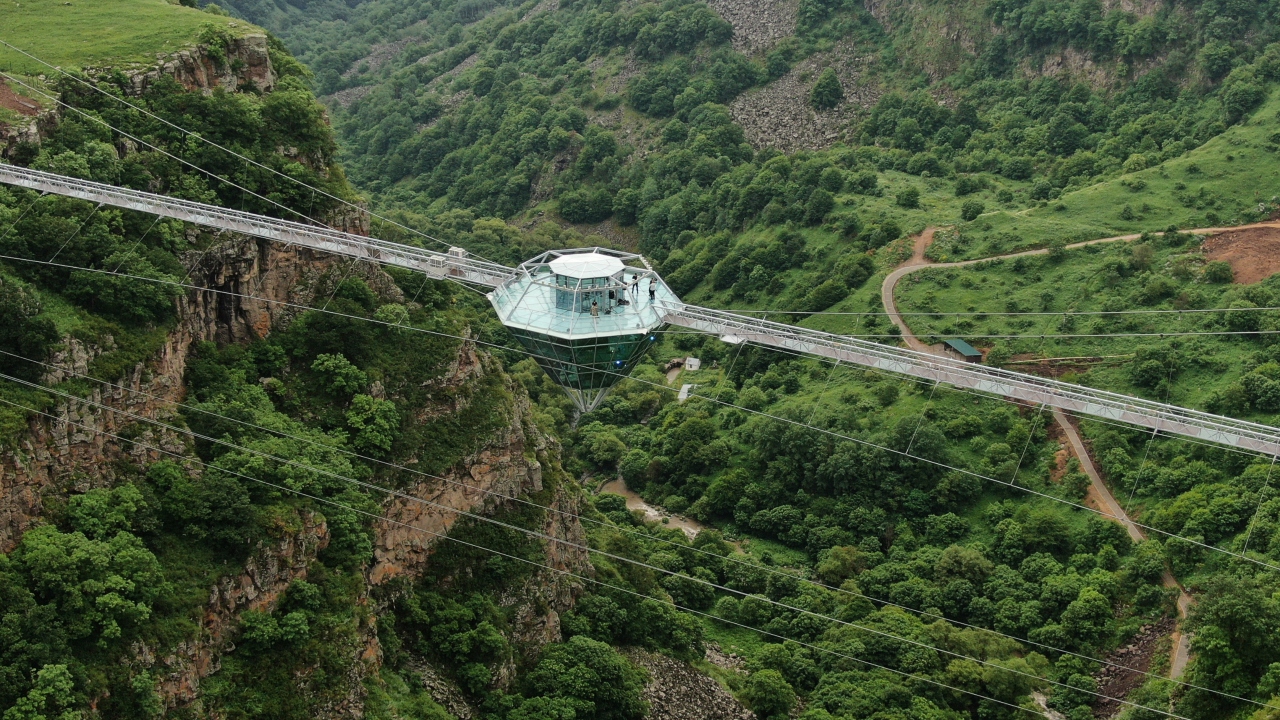 Built with an investment of $40.8 million, it took three years for the Georgian-Israeli Kass investment group to complete this project. Credit: Reuters Photo