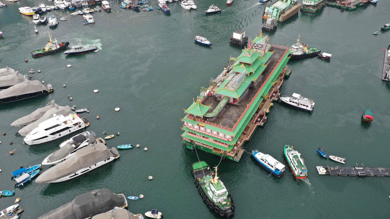 Parent company Aberdeen Restaurant Enterprises said it had become a financial burden to shareholders, as millions of Hong Kong dollars were spent on inspection and maintenance of the floating restaurant every year even though the restaurant was not in operation. Credit: AFP Photo