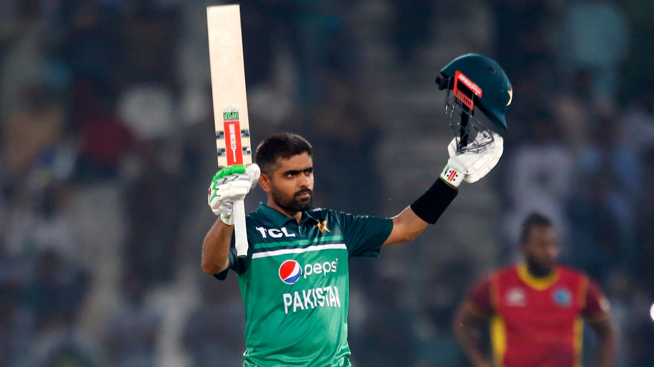 1. Pakistani skipper Babar Azam still holds the top spot on the T20 batting rankings. Credit: AP Photo