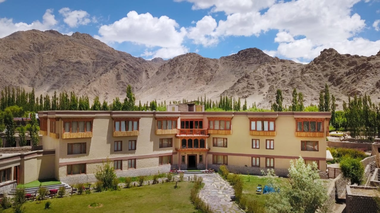 The Driftwood - Ladakh: An inviting oasis of comfort and luxury, this picturesque place is located an hour's drive from Leh Airport. Providing modern amenities while preserving the authentic charm, this premium retreat has a blend of century-old Ladakhi architecture and state-of-the-art facilities. The ideal time to plan a trip to this resort would be April to November. Credit: Special Arrangement