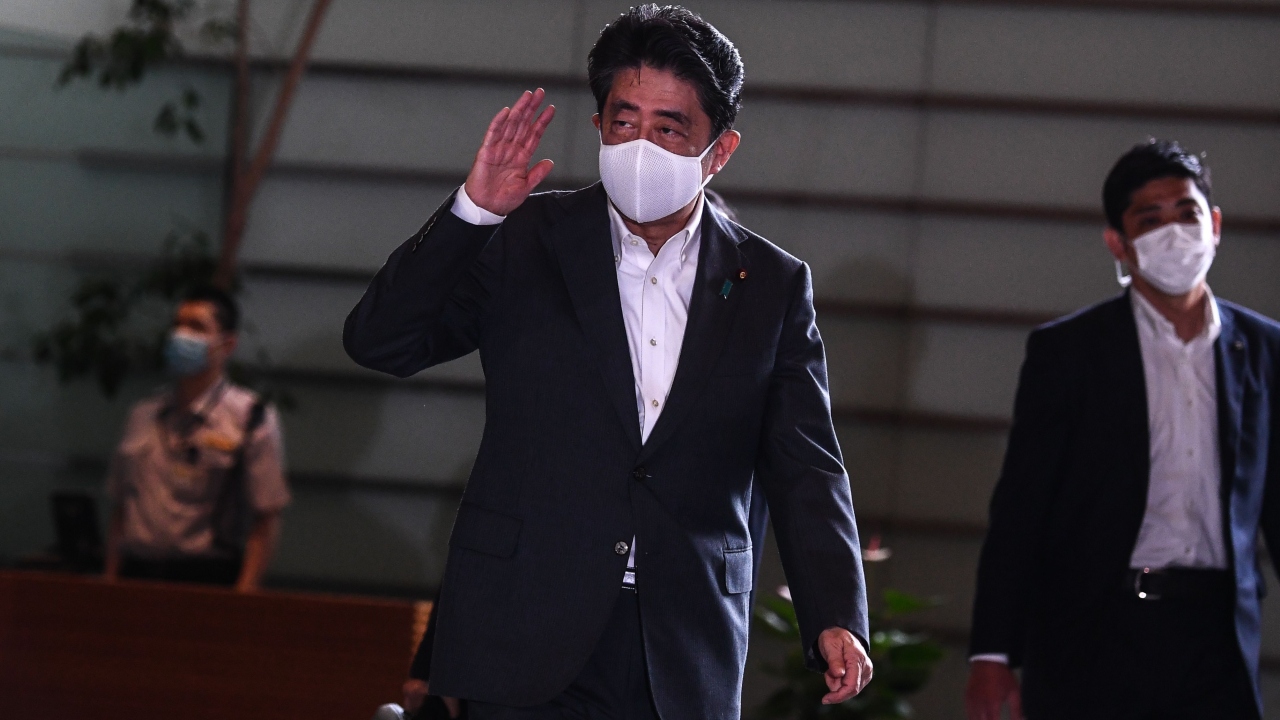 In September 2005, Abe was appointed Chief Cabinet Secretary by Prime Minister Junichiro Koizumi. He replaced him as prime minister and LDP president in September 2006. Credit: AFP Photo