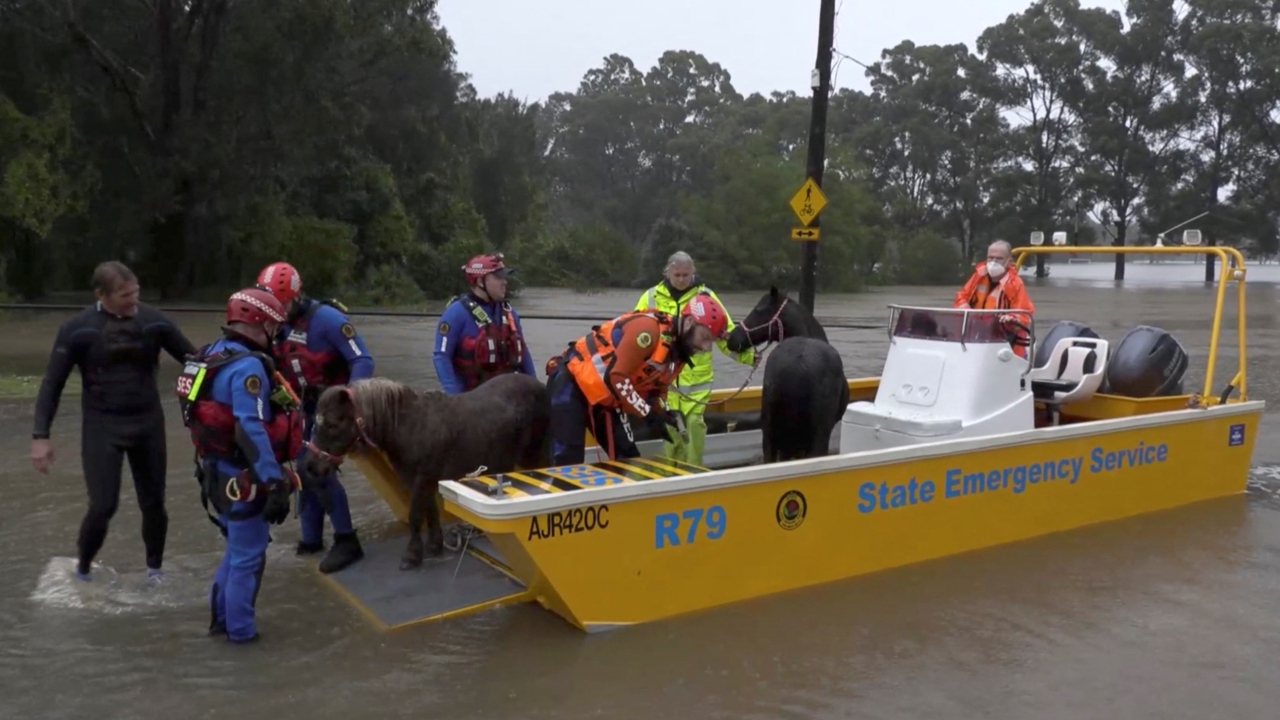 Hundreds of homes have been inundated in and around Sydney in Australia in a flood emergency that has impacted over 50,000 people. Credit: Reuters Photo