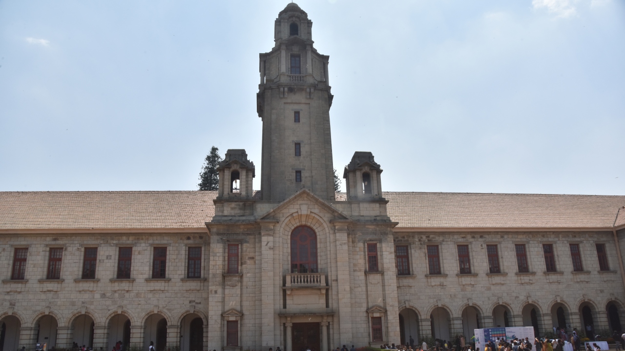 The Indian Institute of Science (IISc) Bengaluru stood second on the list and was the best university and research institution. Credit: DH Photo/Janardhan BK