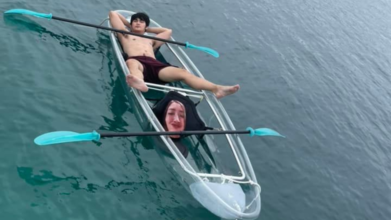Raymond made sure that he took his wife on every single one of his adventures during the vacation. Credit: Facebook/Raymond Tan Fortunado