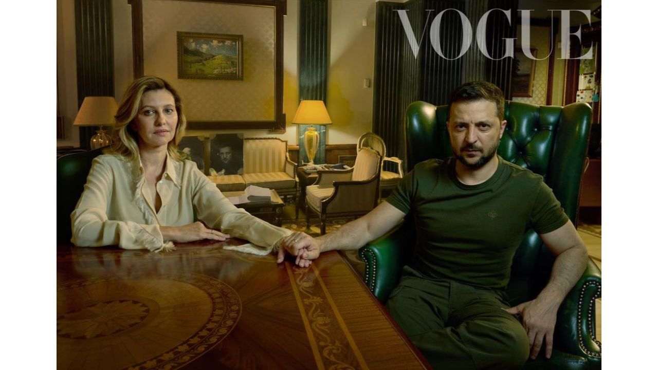 In less than 24 hours of the post, the article and pictures went viral on social media. However, the article and pictures drew ire from the netizens and many felt it was unwanted. Credit: Instagram/olenazelenska_official